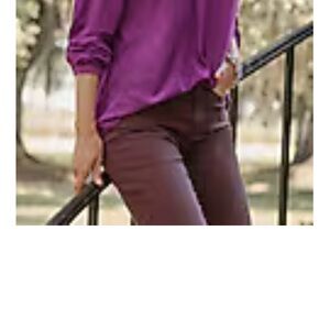 J. Jill Vibrant Purple Blouse